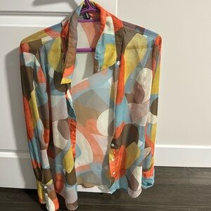 See through beach cover up